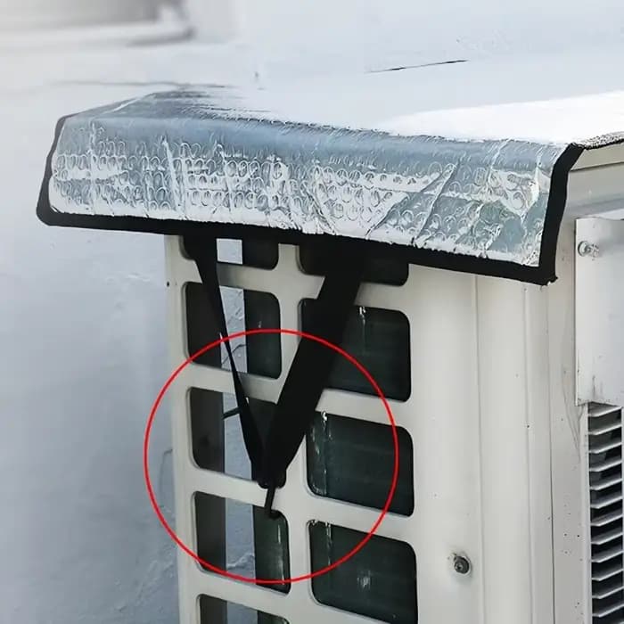 Housse extérieure pour climatiseur, économie d'énergie, protection contre la pluie, housse anti-pous