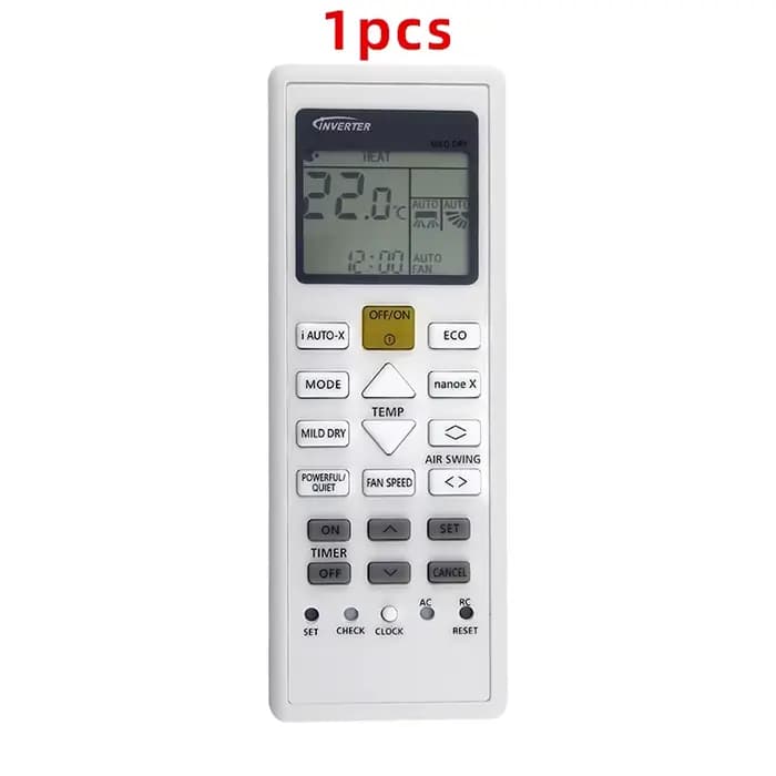 Nouvelle télécommande A75C16330 compatible avec les climatiseurs Panasonic