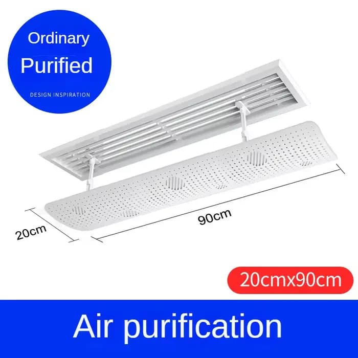 Pare-brise de climatisation centrale, déflecteur de sortie de climatiseur, type de conduit, plafond