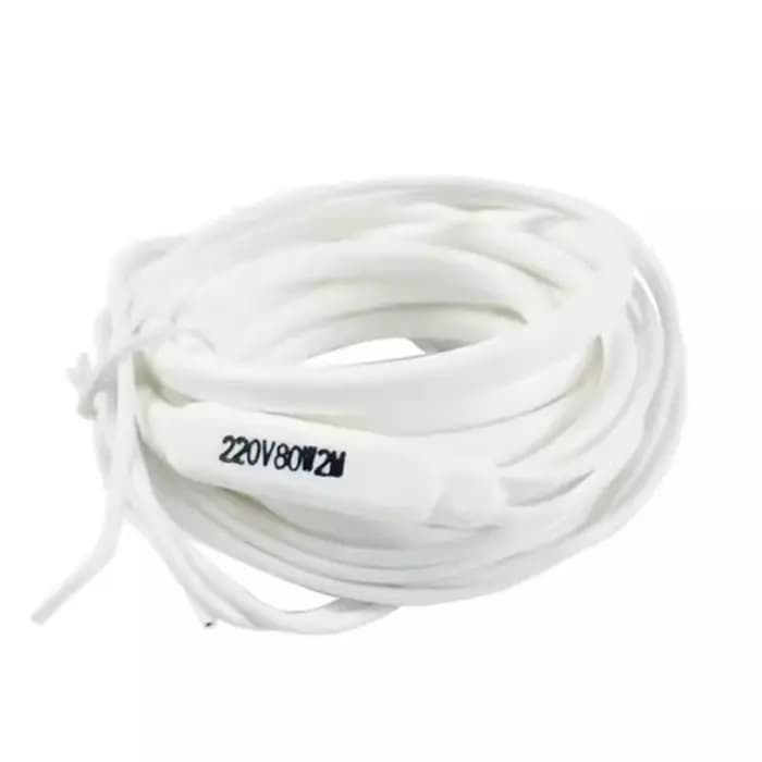 Fil chauffant de dégivrage 220V, 0.5m-10m 20W-400W 7x5mm -60C à 200C