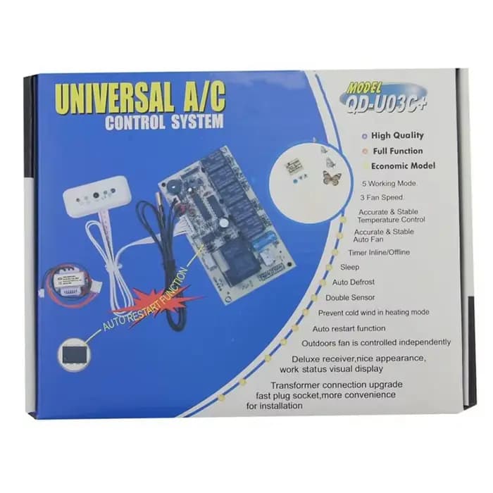Carte de commande de climatiseur universelle B82B-QD-U03C+