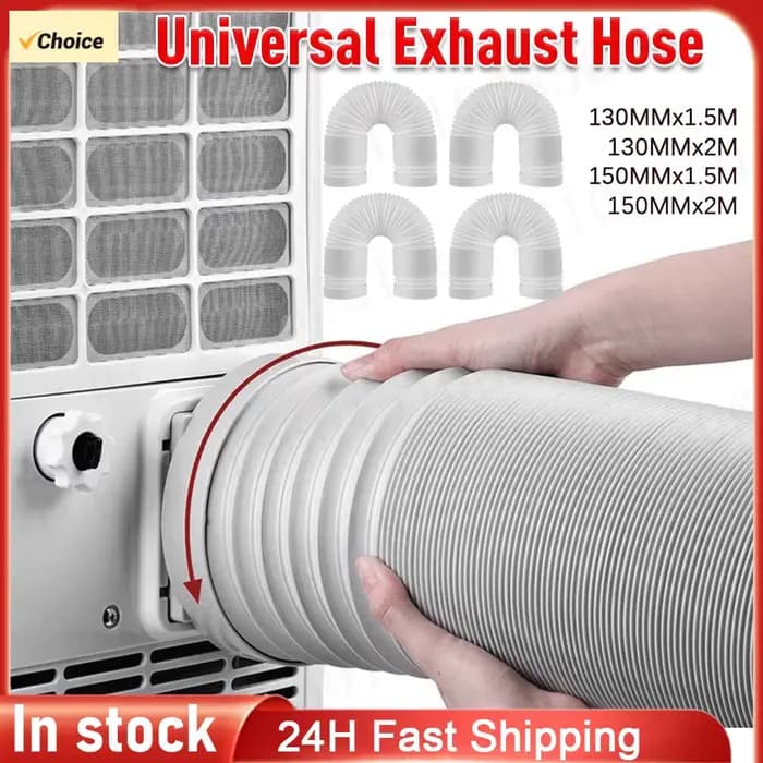 Flexible tuyau d'échappement pour climatiseur portable étirable et rétractable pour une installation facile et une utilisation durable à la maison occasions spéciales