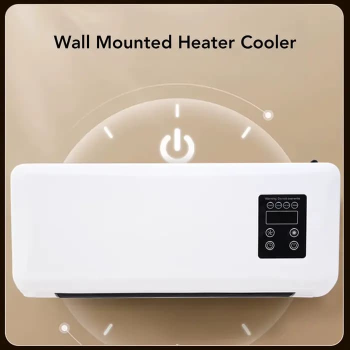Climatiseur mural efficace pour le chauffage et le refroidissement gain de place facile à utiliser pour maison et chambre à coucher