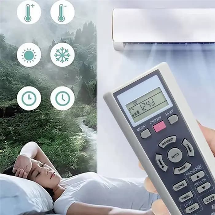 Télécommande de climatisation YR-W08 de remplacement pour climatiseur Haier