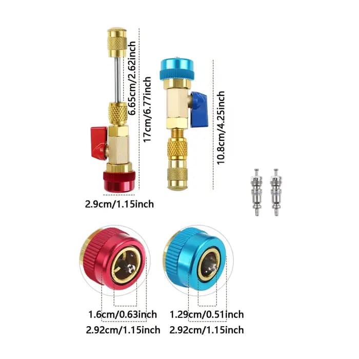 Installation rapide de noyau de Valve de climatisation R134A R12