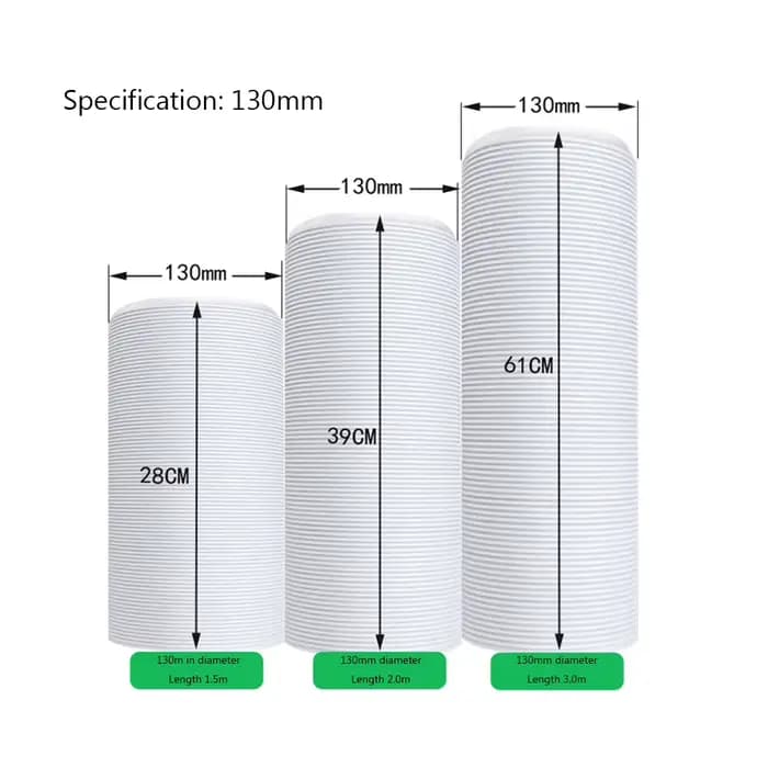Tuyau d'extension télescopique pour climatiseur 1