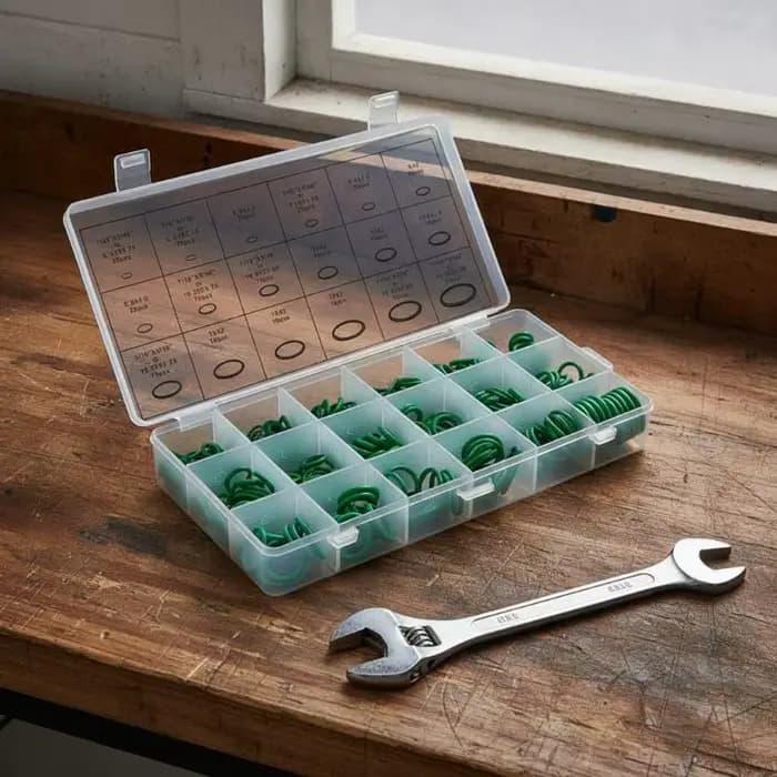 Kit d'entretien de joints toriques pour climatisation, 595 pièces, 36 tailles assorties, convient à la plupart des systèmes de climatisation de voiture et de maison, pièces de rechange