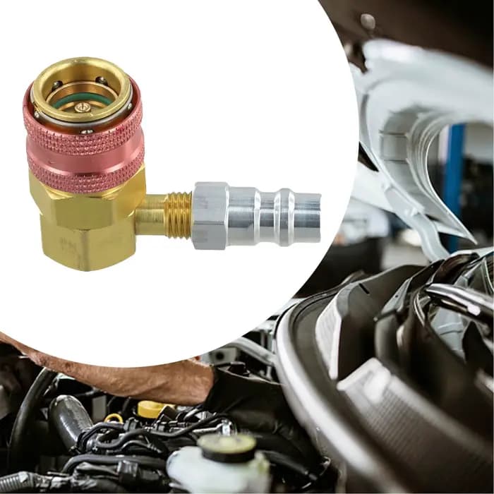 Connecteur rapide pour système de climatisation automobile