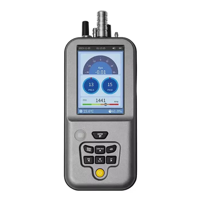Compteur de particules laser portable haute précision pour la surveillance de la qualité de l'air en salles blanches et environnements domestiques pour une respiration saine