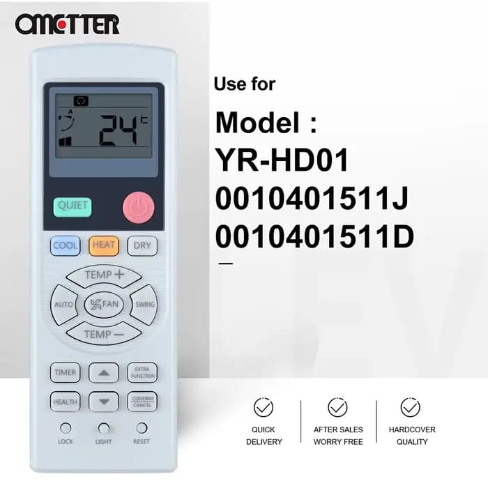 NOUVEAU Original Climatiseur Télécommande Pour Haier YR-HD01 YL-HD02 YL-HD03 YL-HD04 YR-HD05 YR-HD06 0010401511J Cool et Chaleur