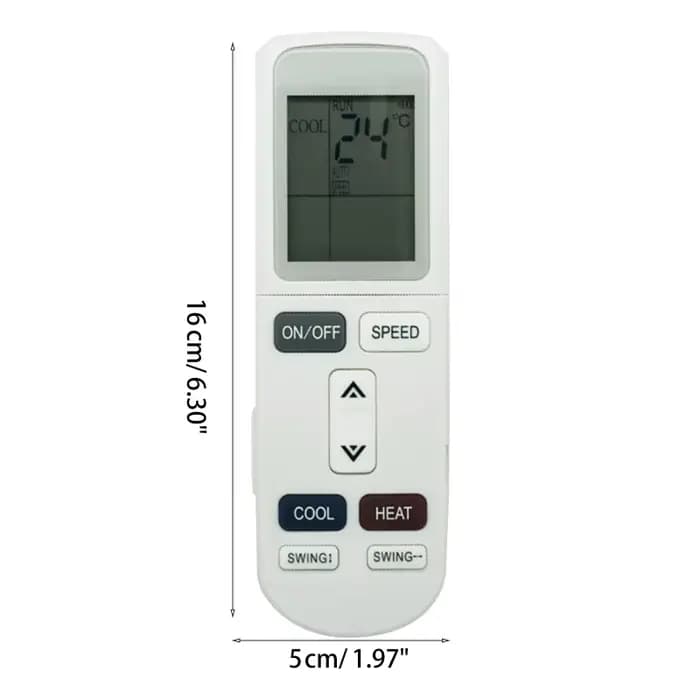 L/importation E Wearproof Climatisation Télécommande avec Lisse pour Touch DstressShipping