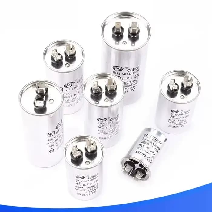 Condensateur de démarrage pour compresseur de climatisation CBB65 5/6/8/10/15/20/25UF 450V