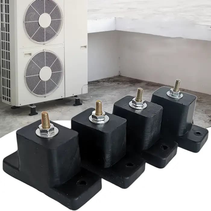 4 pièces supports en caoutchouc amortisseurs de vibrations de climatisation amortisseur