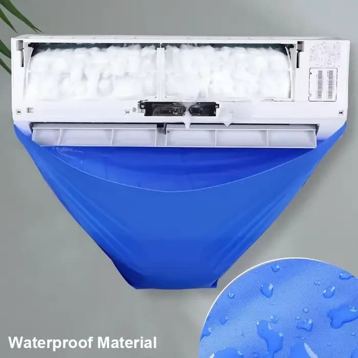 Couvercle de nettoyage de climatiseur en nylon bleu pour protéger et maintenir propre votre appareil toute l'année occasions spéciales