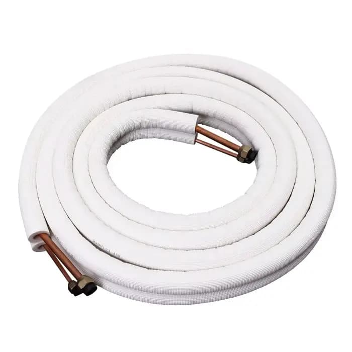 Tuyau en cuivre isolé pour climatisation 1/4 3/8 1m 2m 3m 4m 7m raccords de tuyaux de climatiseur pour installation facile et confort optimal