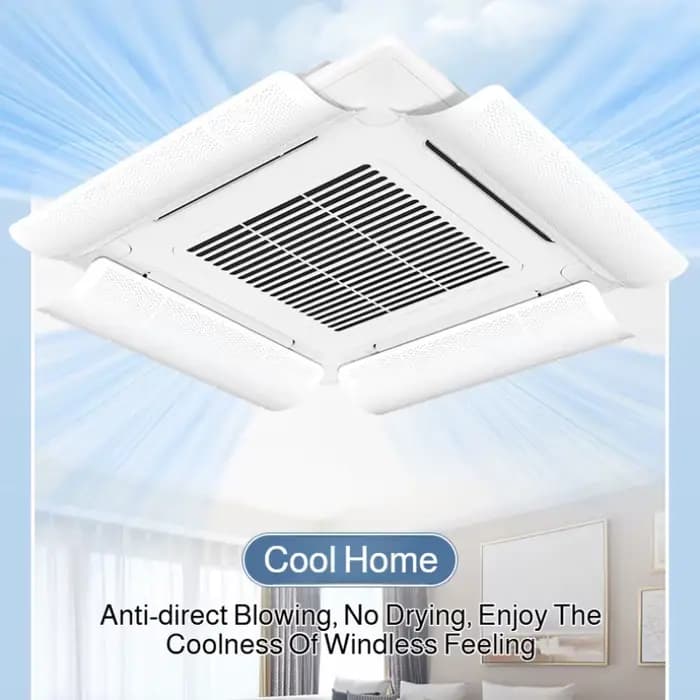 Cache-vent universel carré pour climatiseur central