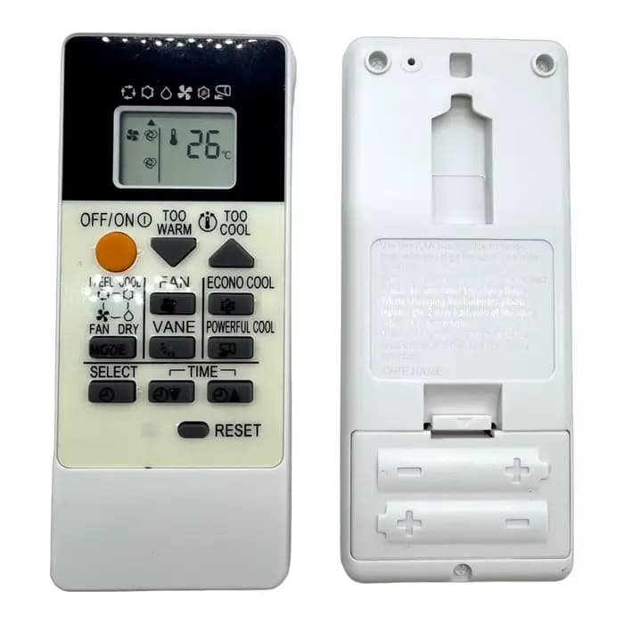 Télécommande AC RU18A pour climatiseur Mitsubishi MSZ-HJ25VA MSZ-DM25VA-E1 MSZ-DM25VA-ER1 MSZ-DM35VA-E1