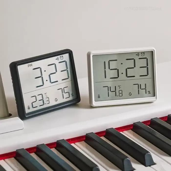 Thermomètre hygromètre multifonctionnel d'intérieur