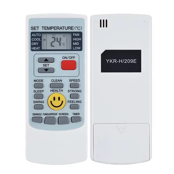 Télécommande AC YKR-H/209E utilisable pour climatiseur AUX