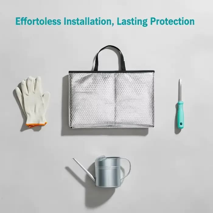 Housse extérieure en tissu composite de protection solaire pour climatiseur moderne, protection contre la pluie et isolation thermique, pour usage domestique et protection de l'unité de climatisation