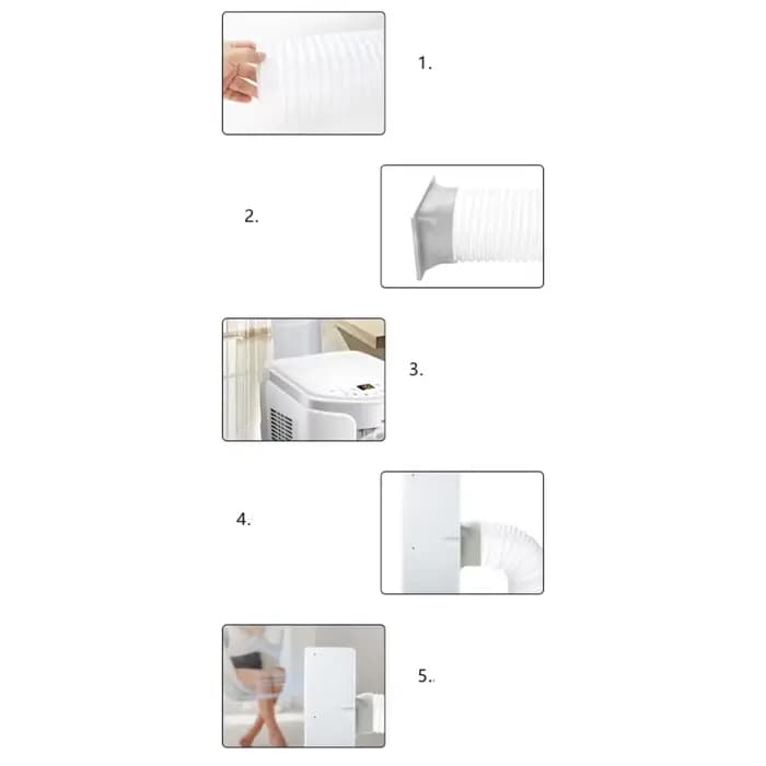 2023 nouveau Mobile climatisation-tuyau d'échappement coupleur conduit tuyau Portable fenêtre évent adaptateur