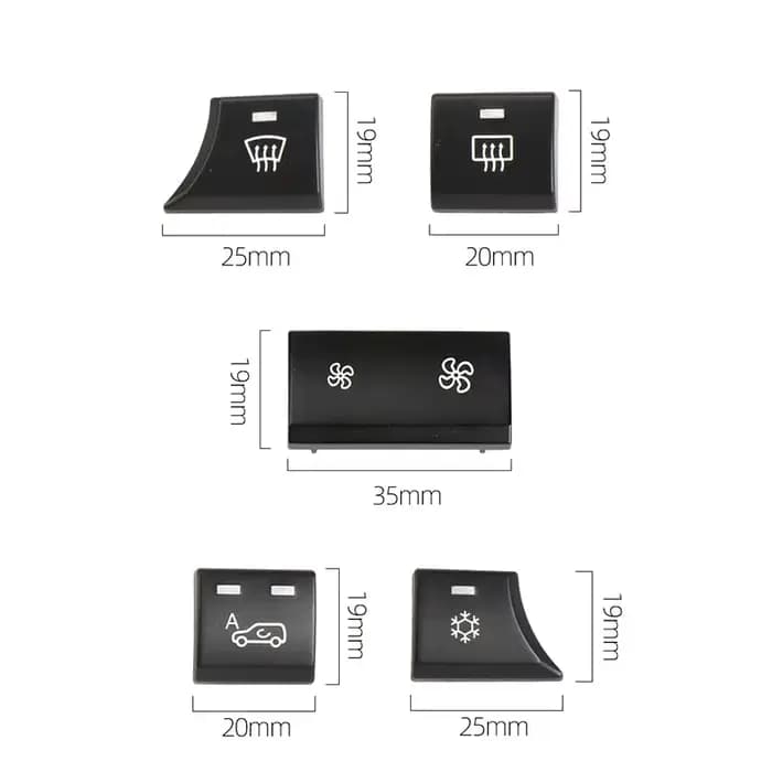 Interrupteur Bouton Climatisation BMW X5 X6 E70 E71 Design Élégant Haute Qualité Durabilité Fonctionnalité Occasions Spéciales
