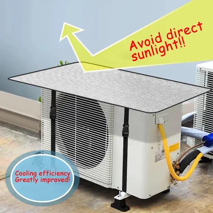Housse de protection extérieure pour climatiseur moderne en PVC anti-pluie économique en énergie anti-poussière protection solaire sac de nettoyage pour climatiseurUsageIdOccasionsSpéciales