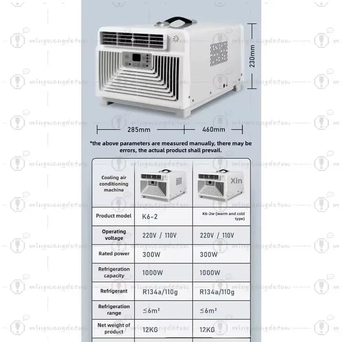 Bestseller Climatiseur mobile chauffant et rafraîchissant 110V-220V
