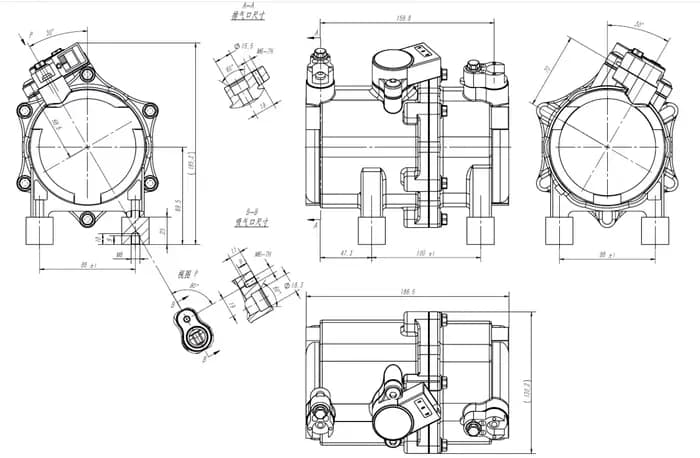 Ensemble de compresseur de climatisation électrique pour voiture 12V 24V et panneau de commande pour camion
