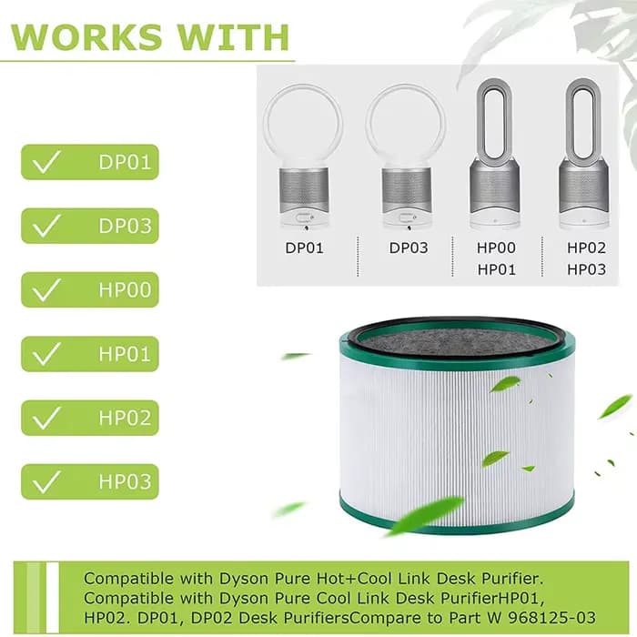 Nouveau filtre de remplacement pour purificateur d'air de bureau Dyson Pure Cool HP03 DP01 DP03 et ventilateur propre