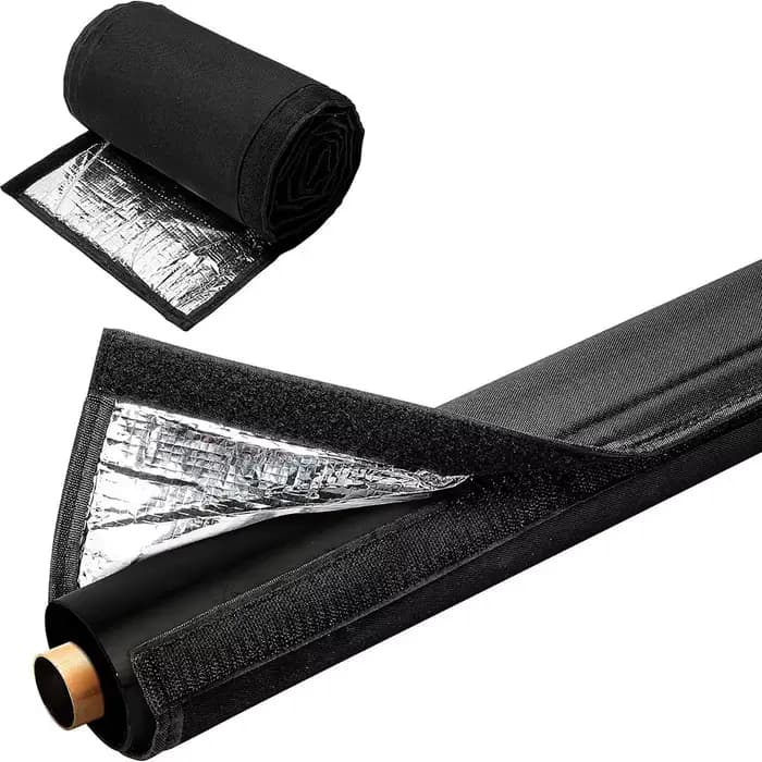 Couvercle de protection de tuyau de climatisation en polyester coton 3 couches pour installation et entretien HVAC modernes et efficaces