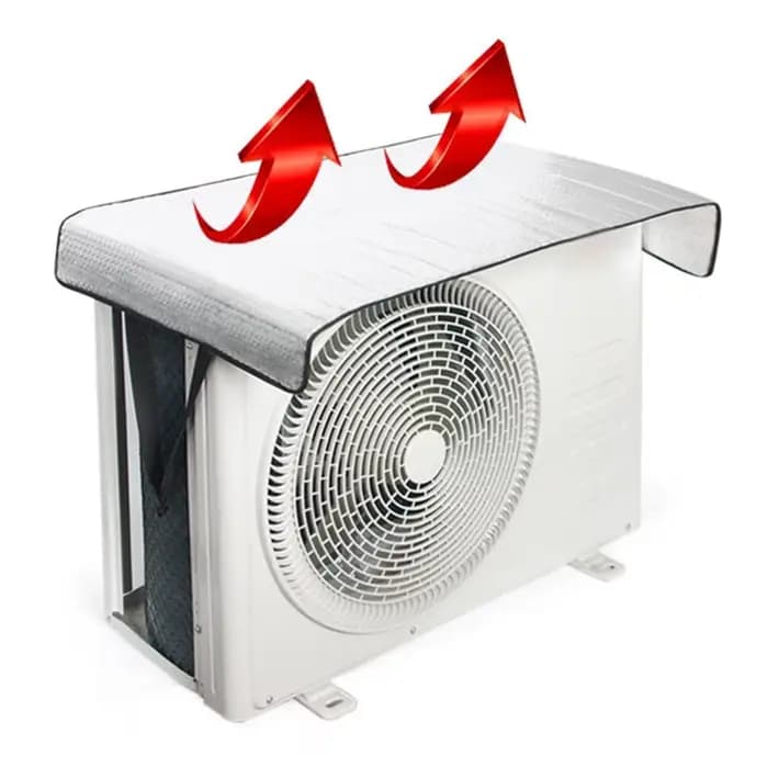 Housse de protection extérieure pour climatiseur anti-pluie économie d'énergie anti-poussière protection solaire sac de nettoyage nouveau classique post moderne PVC