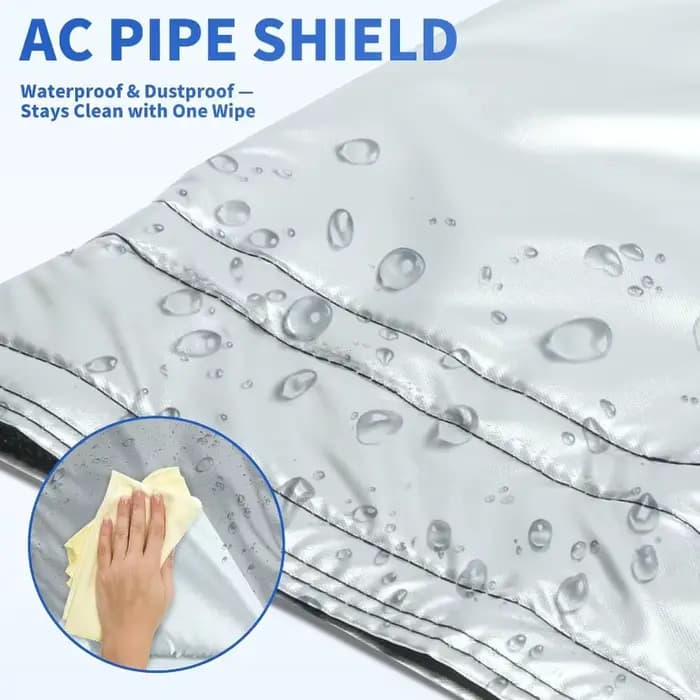 Housse de protection pour tuyau de climatiseur en matériau imperméable