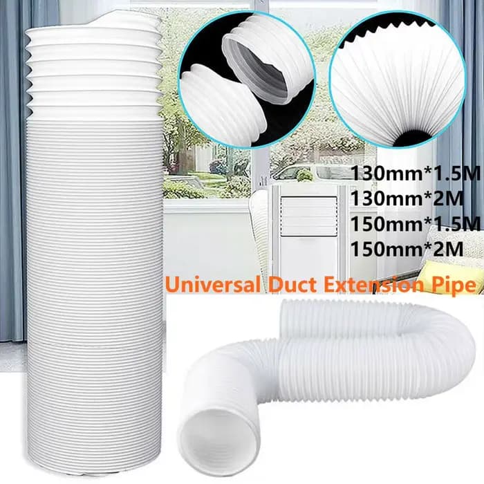 Tuyau d'échappement flexible télescopique en polypropylène pour climatisation mobile, accessoire de climatisation pour rafraîchir la maison, facile à installer et à entretenir, pour diverses occasions