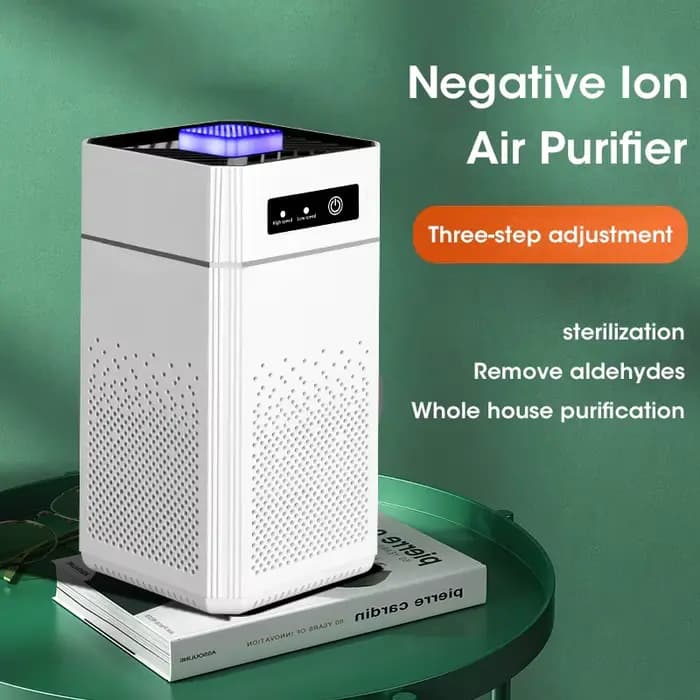 Purificateur d'air HEPA portable avec technologie d'ions négatifs pour la maison