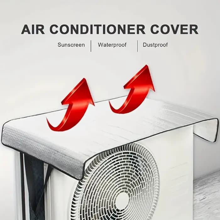 Housse de protection extérieure pour climatiseur moderne en PVC anti-pluie économique en énergie anti-poussière protection solaire sac de nettoyage pour climatiseurUsageIdOccasionsSpéciales