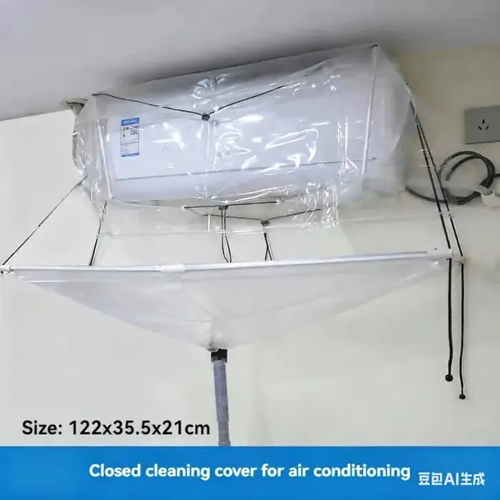 Outil de nettoyage et de lavage pour climatiseur mural avec longueur réglable