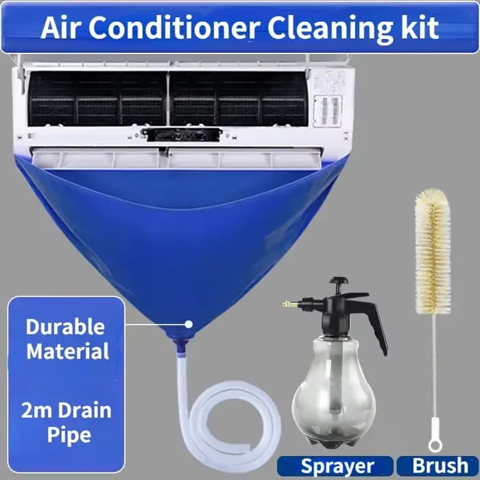9000-18000 Btu sac de nettoyage de climatiseur Drain étanche pour laver la climatisation tuyau de vidange d'eau Kit