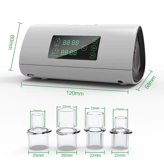 Nettoyeur d'air portable compatible CPAP et respirateur pour désinfection et purification de l'air à domicile et en déplacement