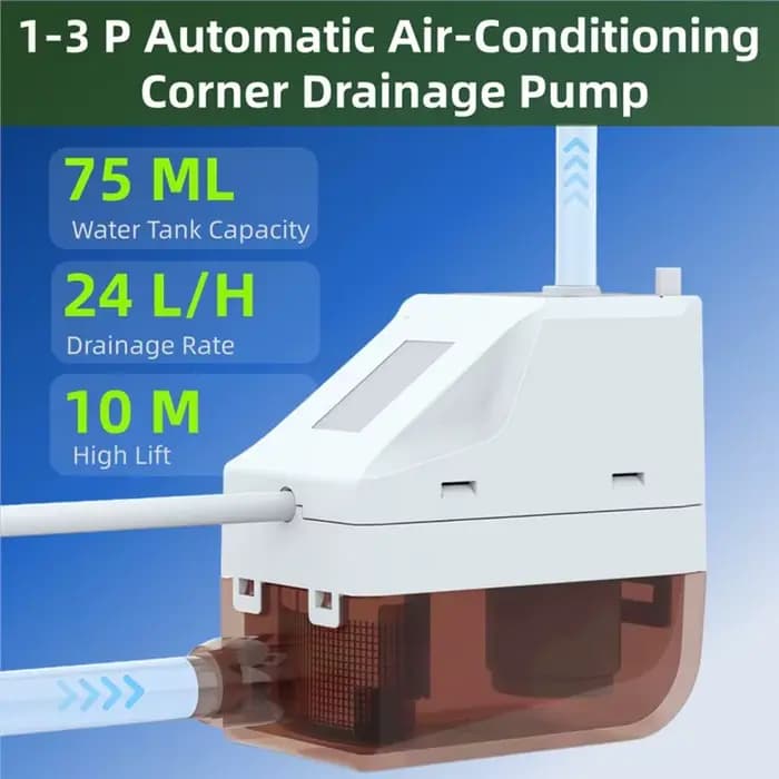 Pompe de relevage de condensats A96I-HS-24C 220V 24L/H, automatique, ultra-silencieuse, pour climatiseur 1-3P à montage mural