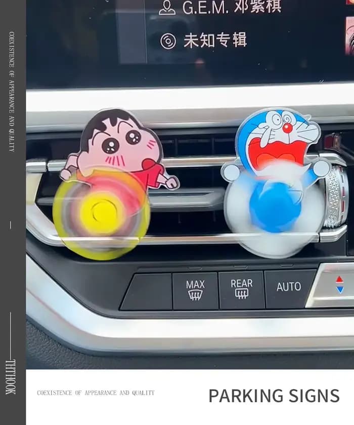 Crayon Shin Shin - Décoration de sortie d'air de climatiseur de voiture