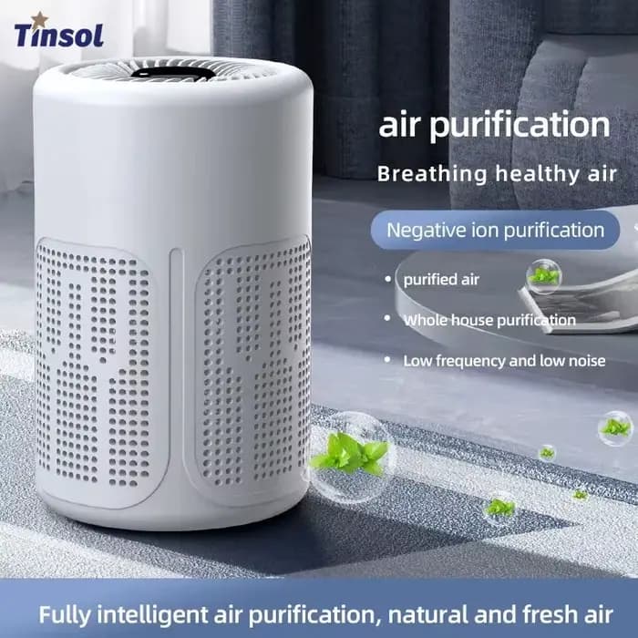 TINSOL nouveau Mini purificateur d'air filtre HEPA utilise une technologie d'ions négatifs pour éliminer les odeurs de