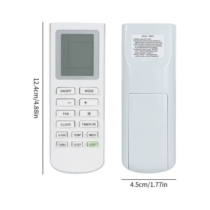 Télécommande A/C pour climatiseur Gree, télécommande YAM1F