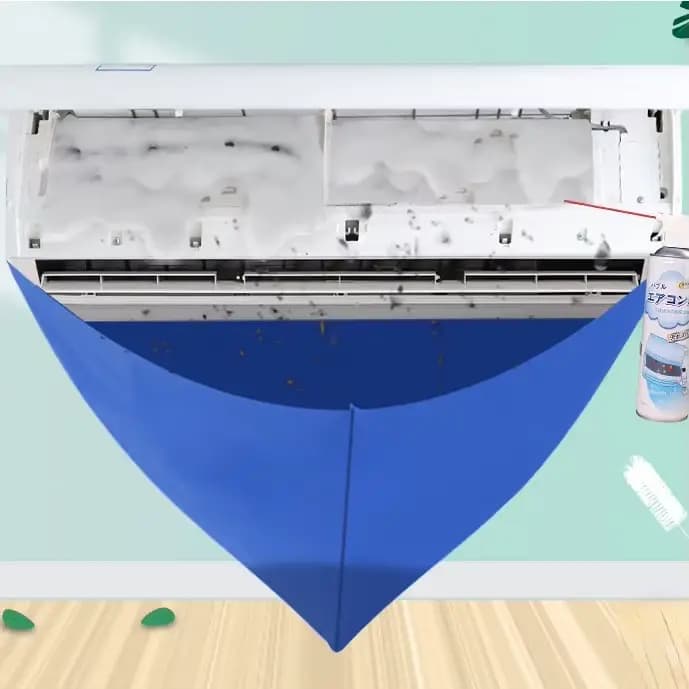 9000-18000 Btu sac de nettoyage de climatiseur Drain étanche pour laver la climatisation tuyau de vidange d'eau Kit